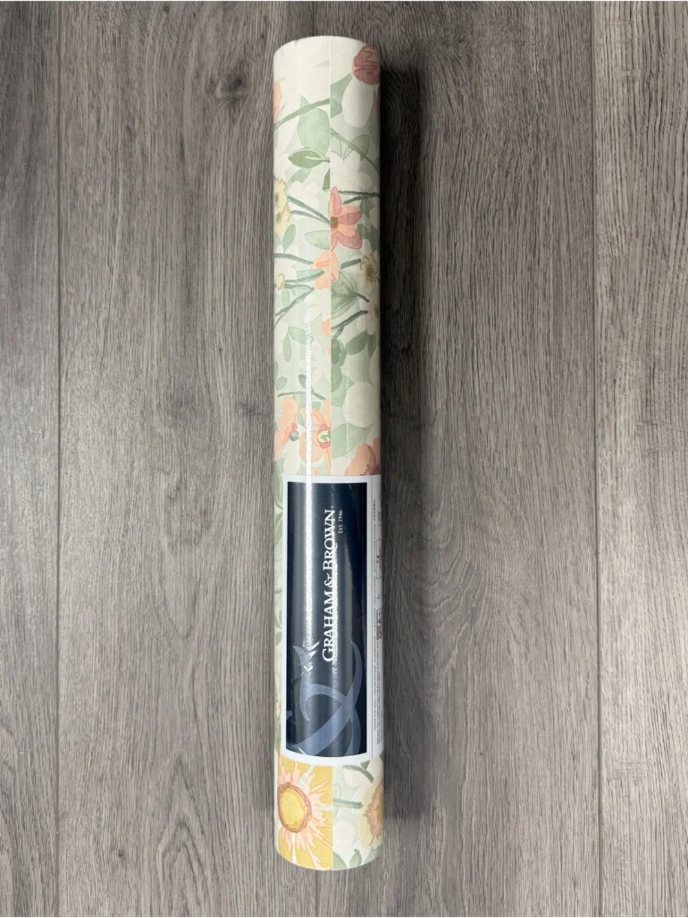 1 Roll Wallflower Day White Background Wallpaper by Graham & Brown Floral Meadow